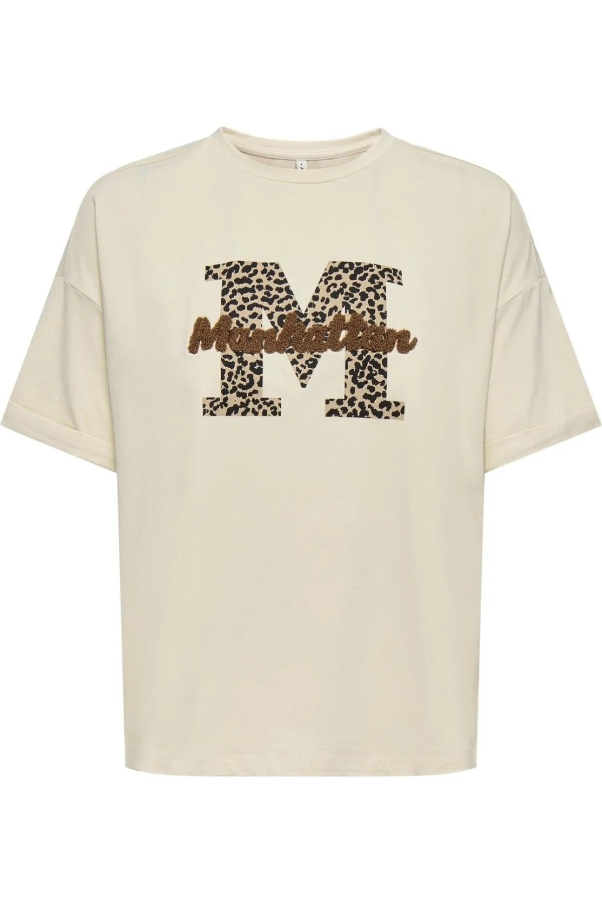 ONLY ONLCIA S/S FOLDUP PRNT TOP BOXCCJRS 15366009