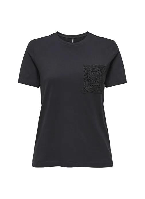 ONLY ONLENJA S/S O-NECK POCKET TOP JRS 15369258