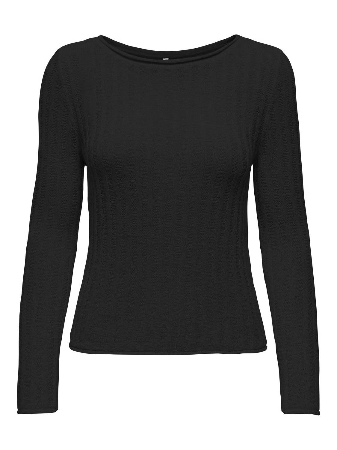 ONLY ONLPAMELA LS RIB O-NECK PULLOVER CC KNT 15363061