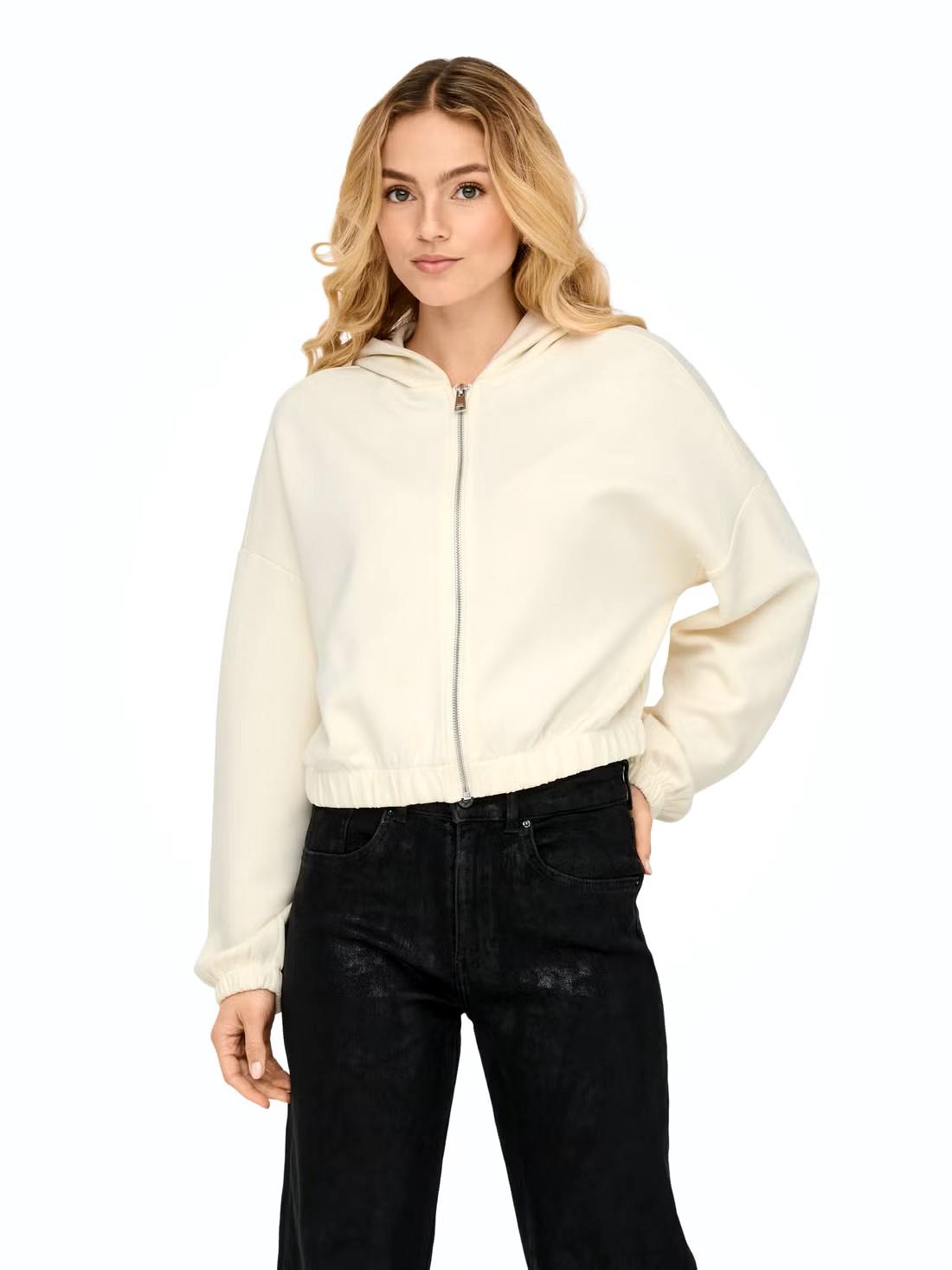 ONLY ONLSCARLETT L/S ZIP HOOD SWT NOOS 15346449