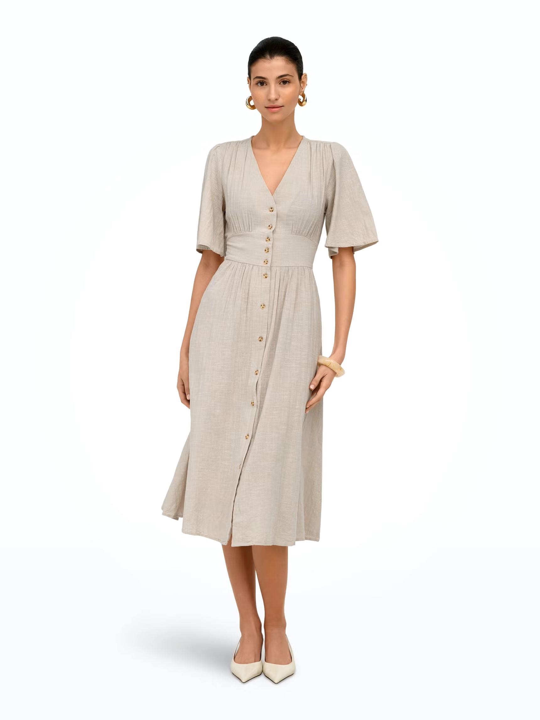 ONLY ONLTIZANA 2/4 MIDI DRESS WVN NOOS 15373535