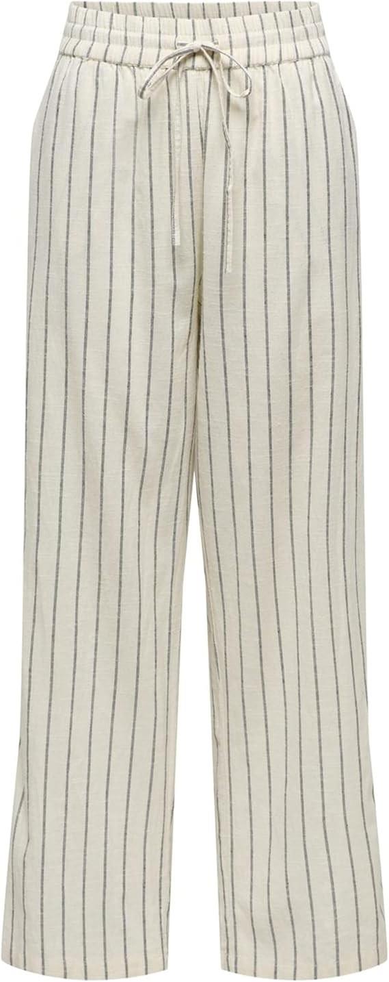 ONLY ONLTIZANA STRIPE LOOSE PANTS WVN NOOS 15372619