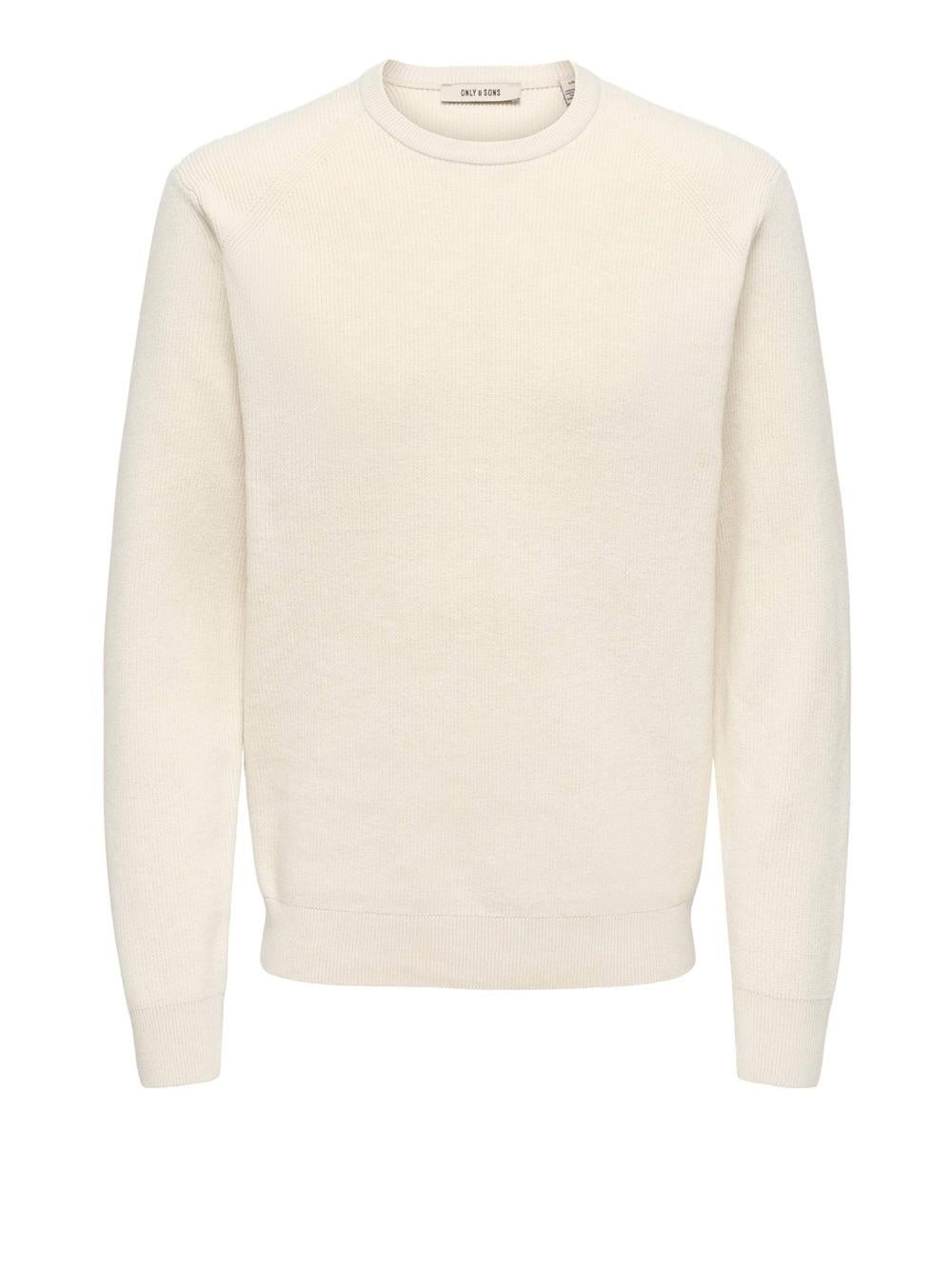 ONLY & SONS ONSALFI REG LS CREW KNIT CAMP 22035795