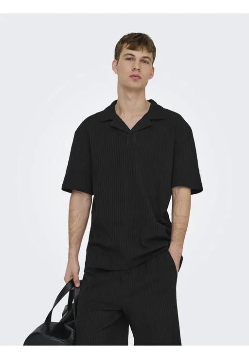 ONLY & SONS ONSAUSTIN RLX SS SEERSUCK RSRT POLO TEE 22038187