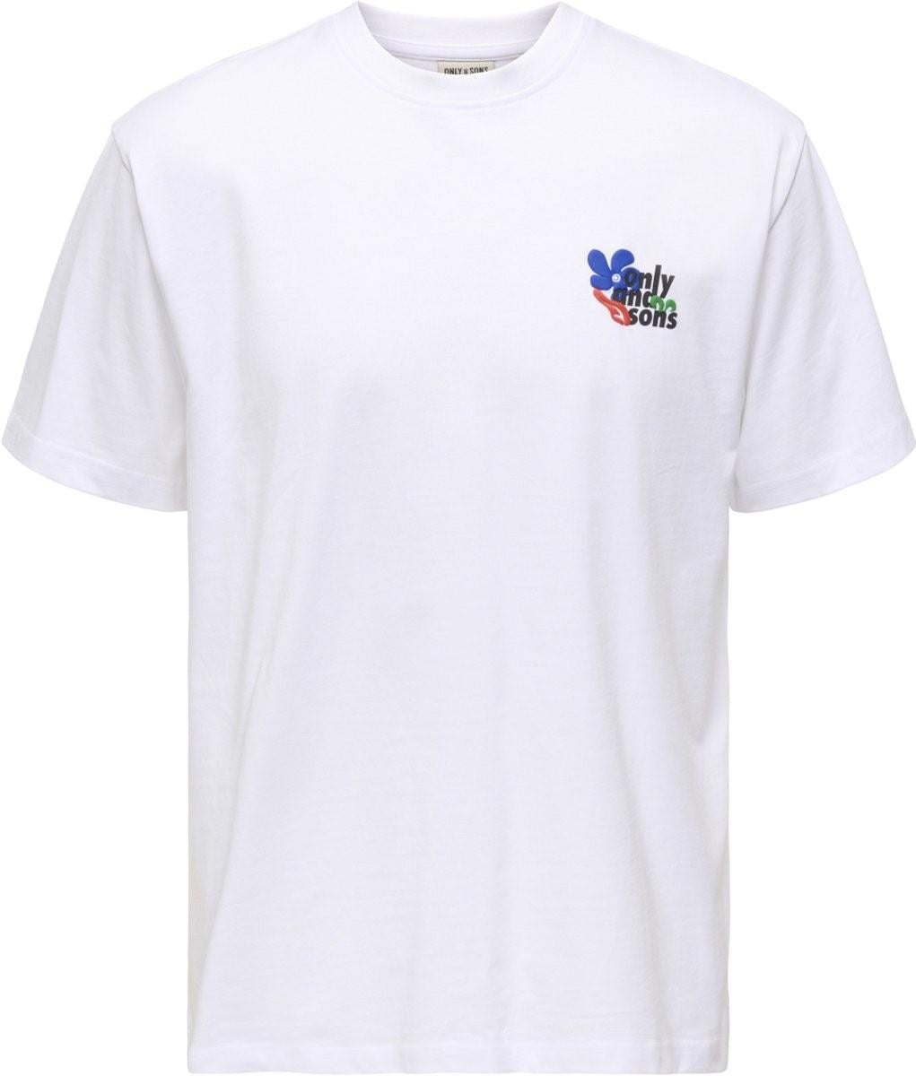 ONLY & SONS ONSFLEURI LIFE FLOWER RLX SS TEE 22037619