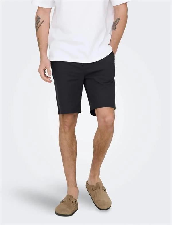 ONLY & SONS ONSREID SLIM 0571 SLUB SHORTS VD 22036361