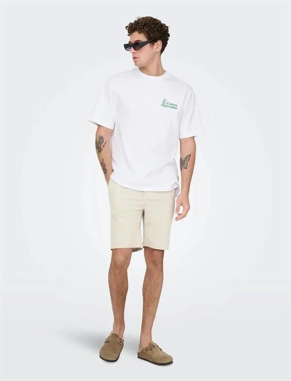 ONLY & SONS ONSREID SLIM 0571 SLUB SHORTS VD 22036361