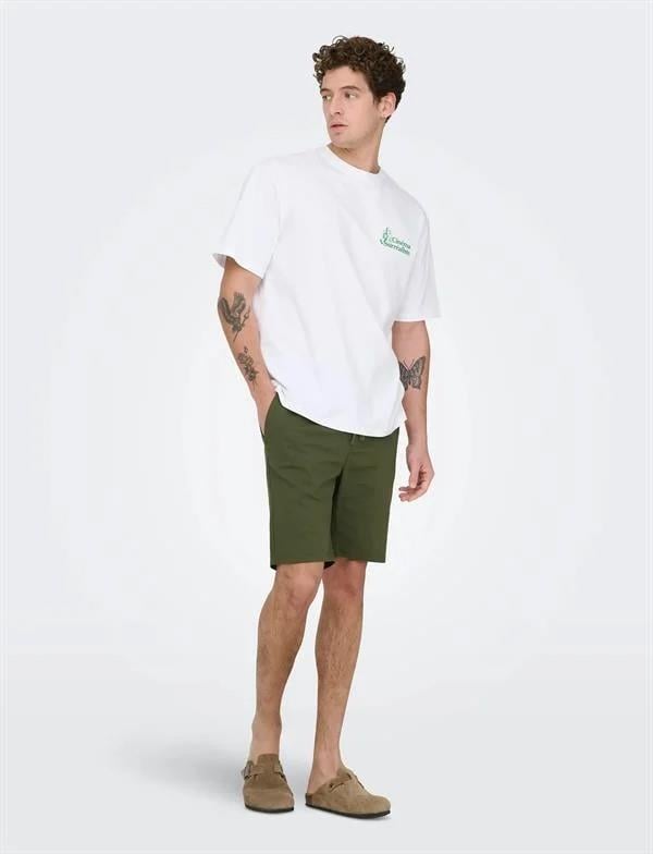 ONLY & SONS ONSREID SLIM 0571 SLUB SHORTS VD 22036361