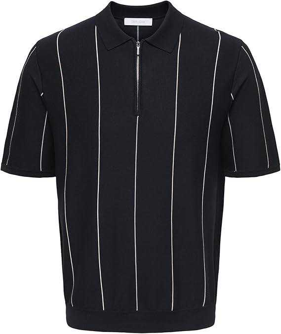 ONLY & SONS ONSWYLER LIFE STR REG 14SS ZIP POLO FRML 22037067