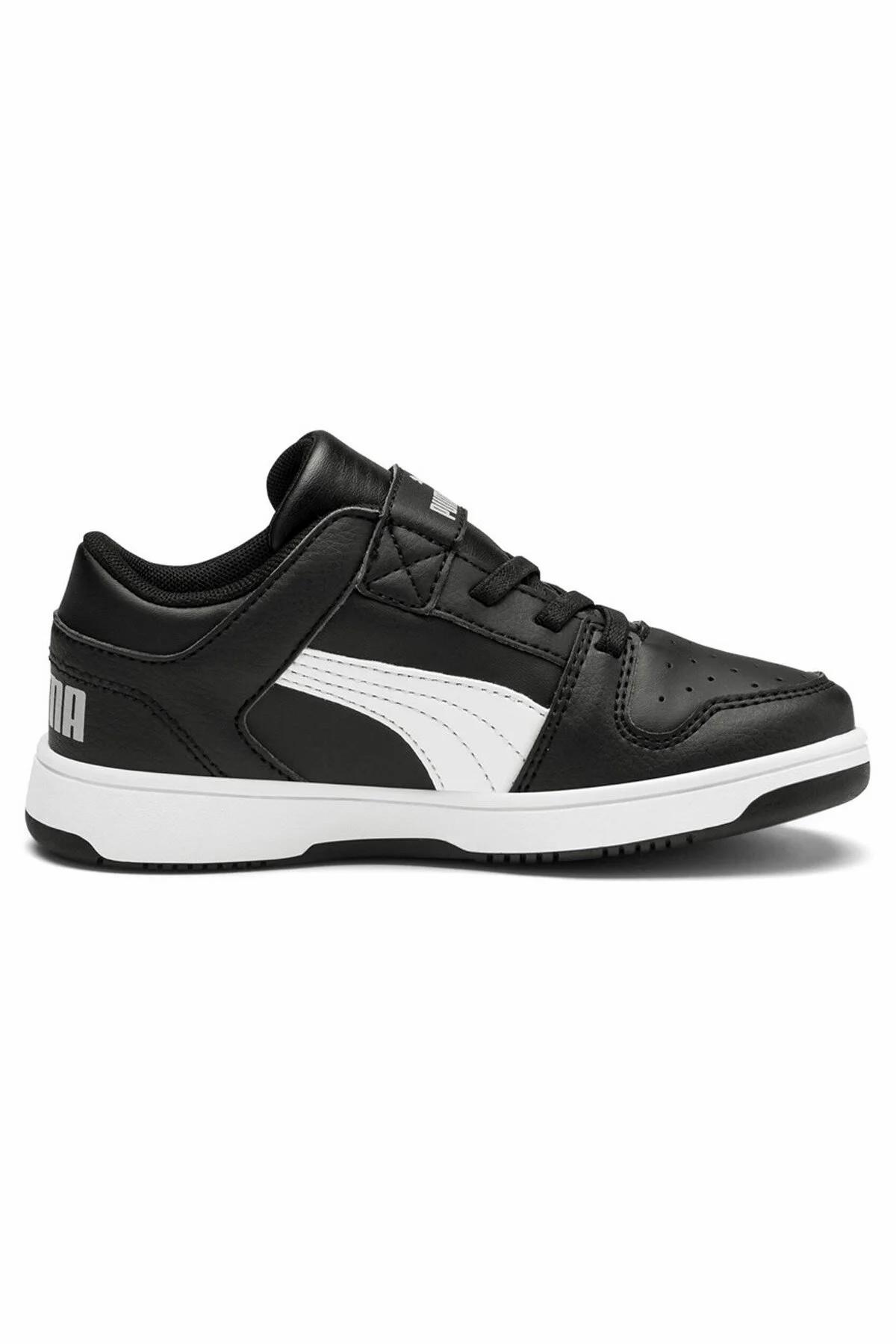 PUMA 37049202 Pm Rebound Layup Lo SL V PS-Puma Black-White-High Rise