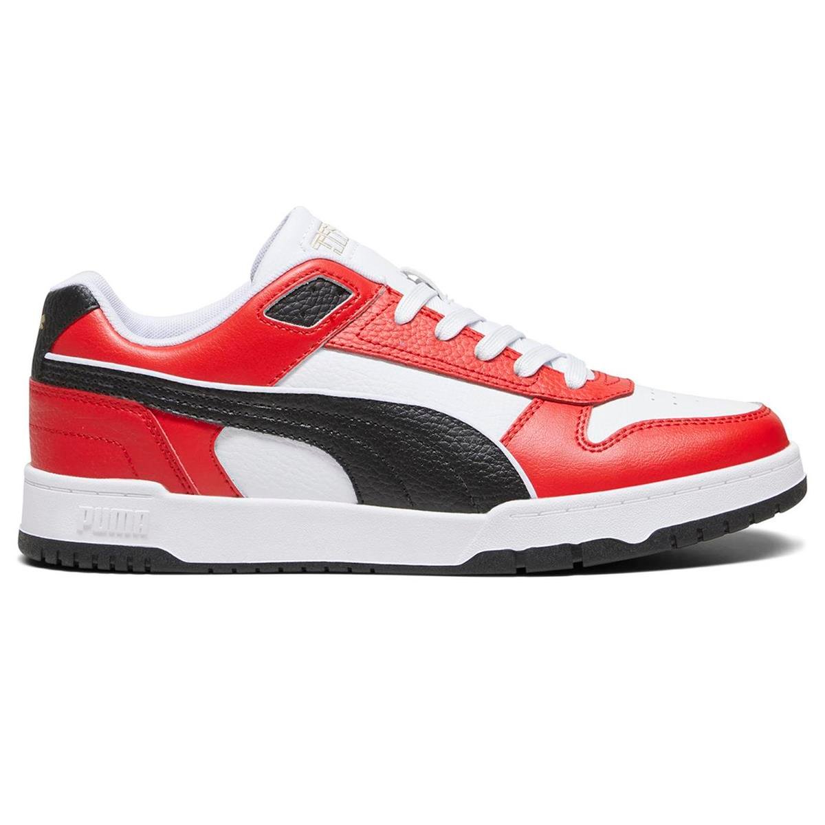 PUMA 38637320 RBD Game Low  White- Black-For All Time Red- Gold