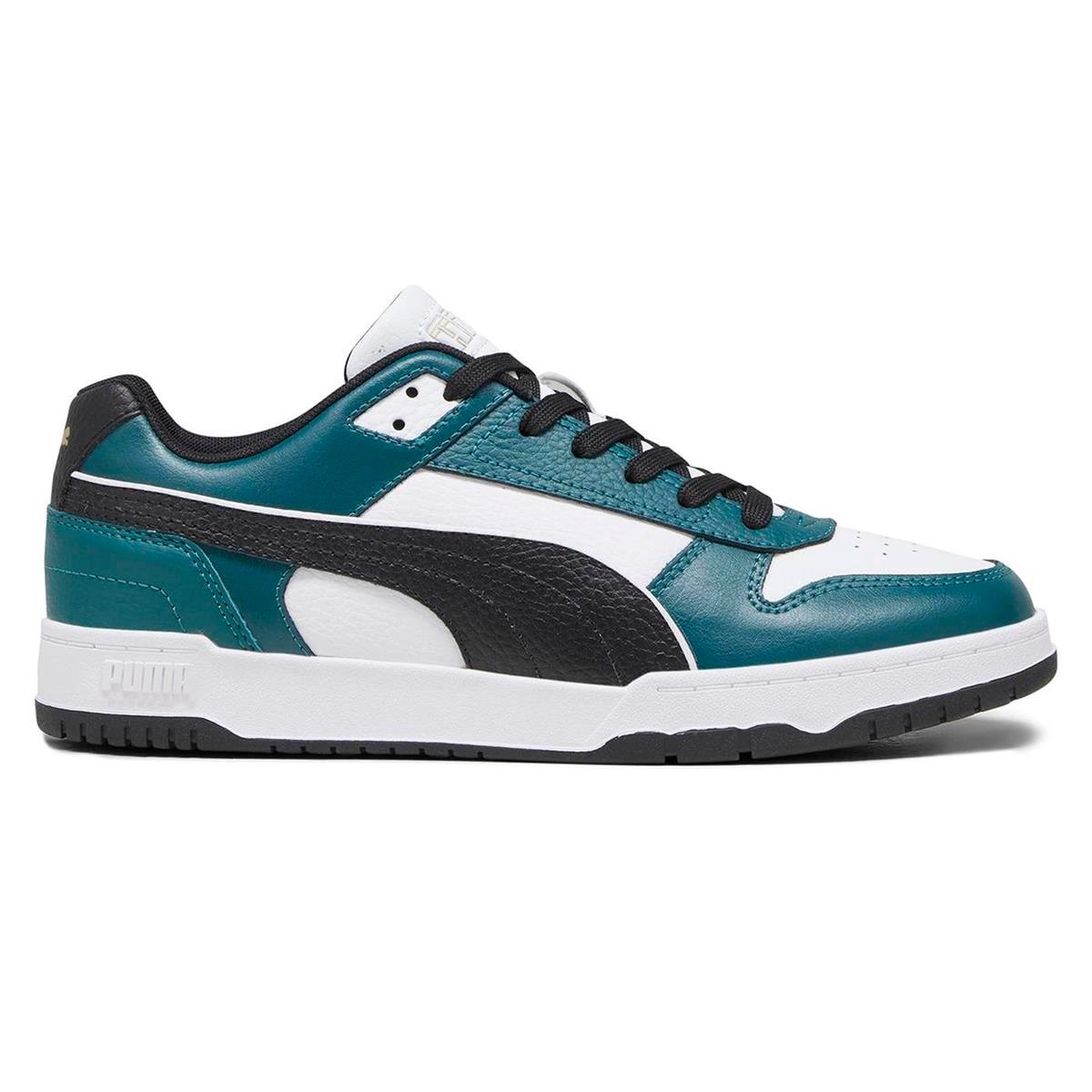 PUMA 38637321 RBD Game Low  White- Black-Malachite- Gold