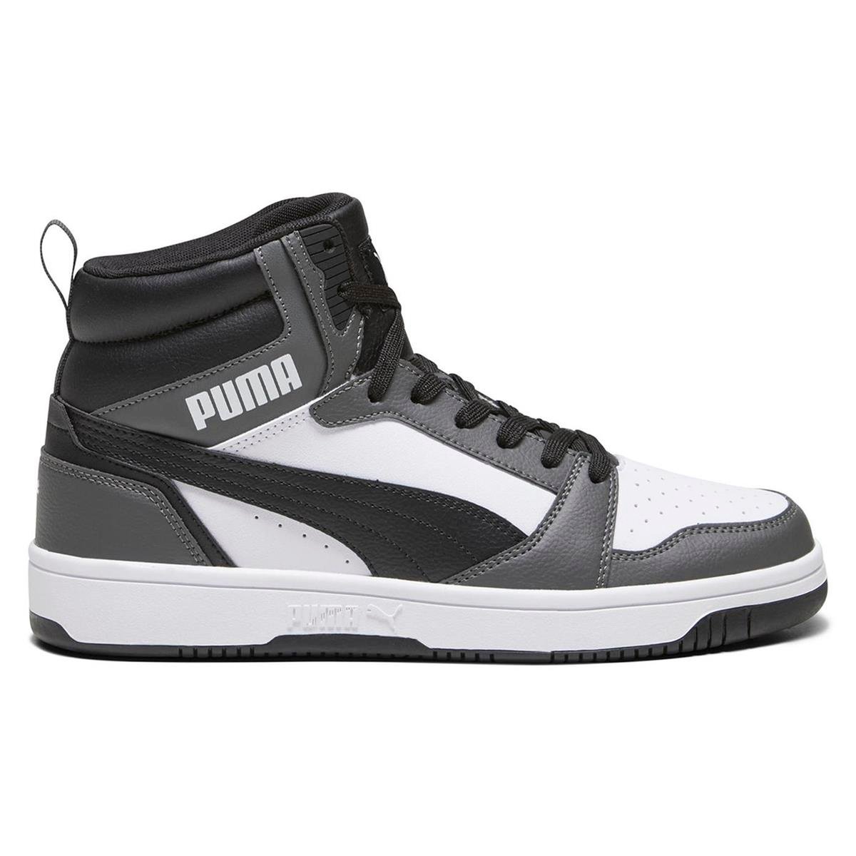 PUMA 39232603 Rebound v6  White- Black-Shadow Gray