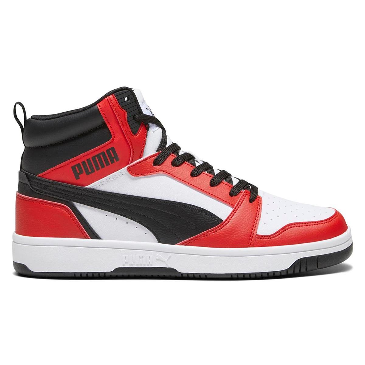 PUMA 39232604 Rebound v6  White- Black-For All Time Red