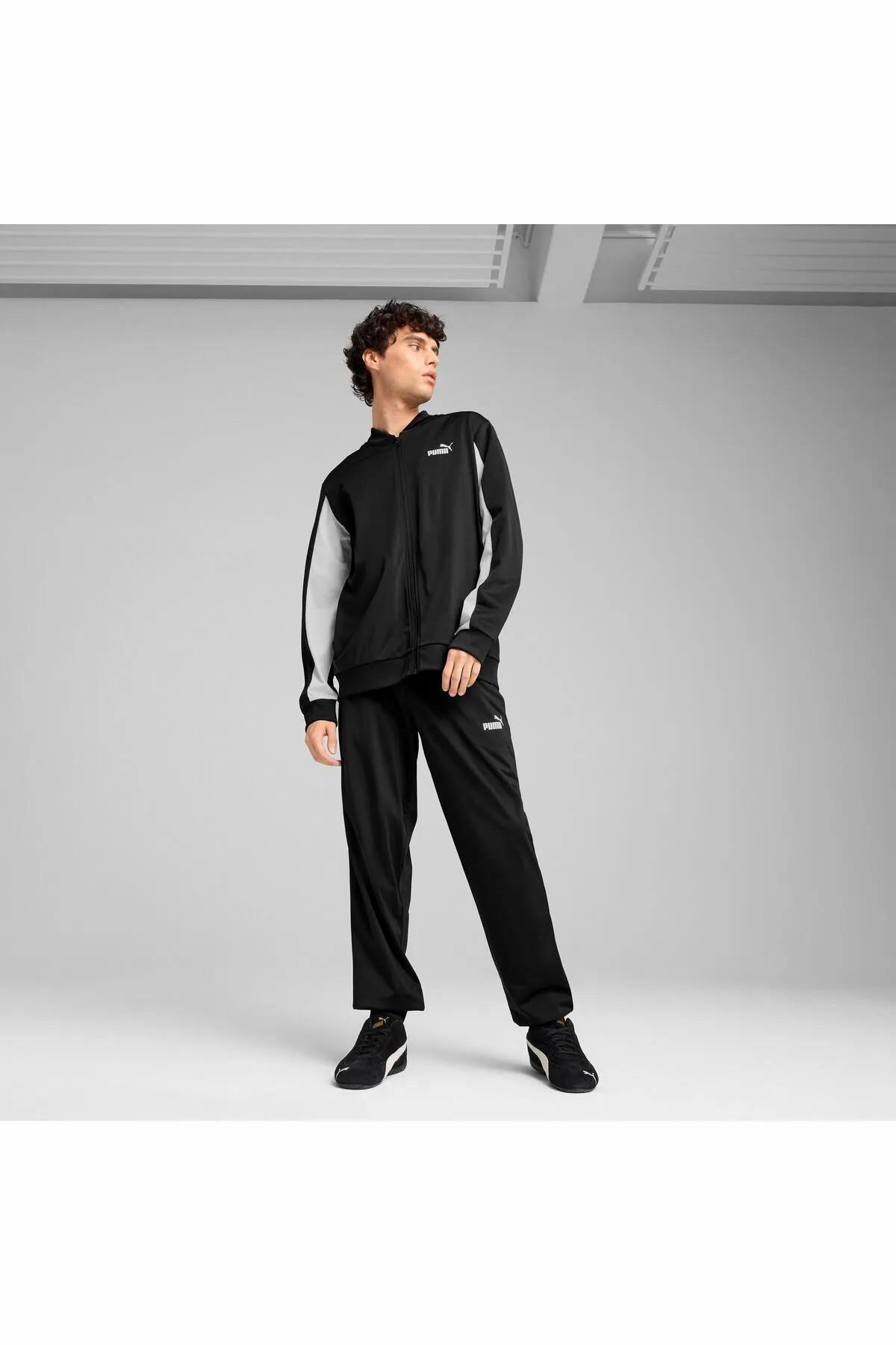 PUMA 68485101 Poly Baseball Suit  Black Erkek Eşofman Takımı