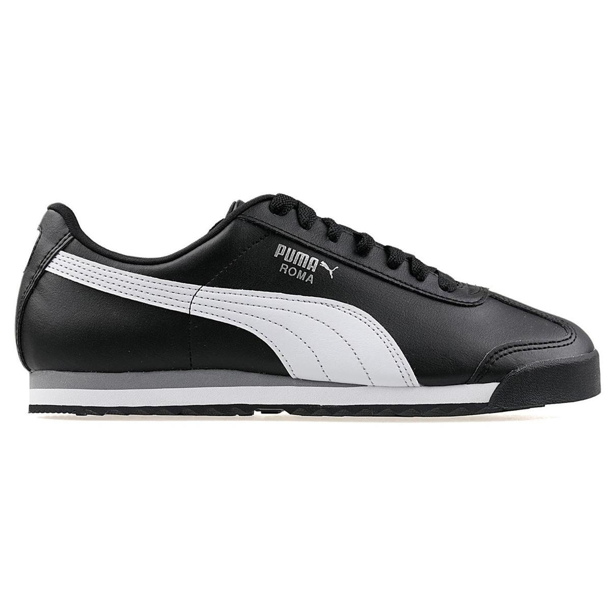Puma Ayakkabı 35357211 Roma Basic black-white-puma silver