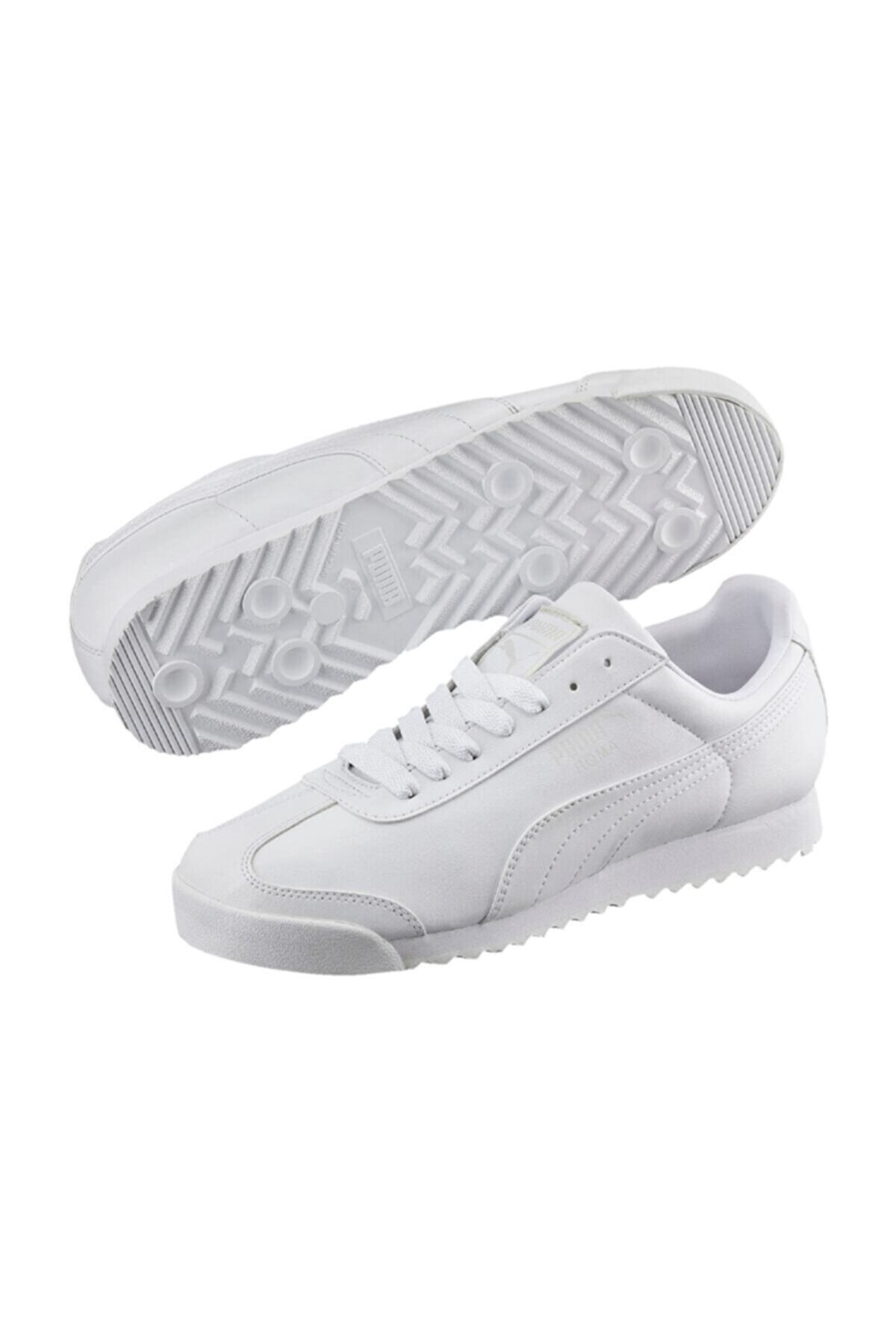 Puma Ayakkabı 35357221 Roma Basic white-light gray