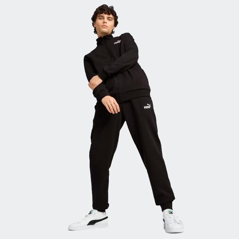 Puma ESS Sweat Suit Ruby Summer Erkek Siyah Eşofman Takımı (68484896)