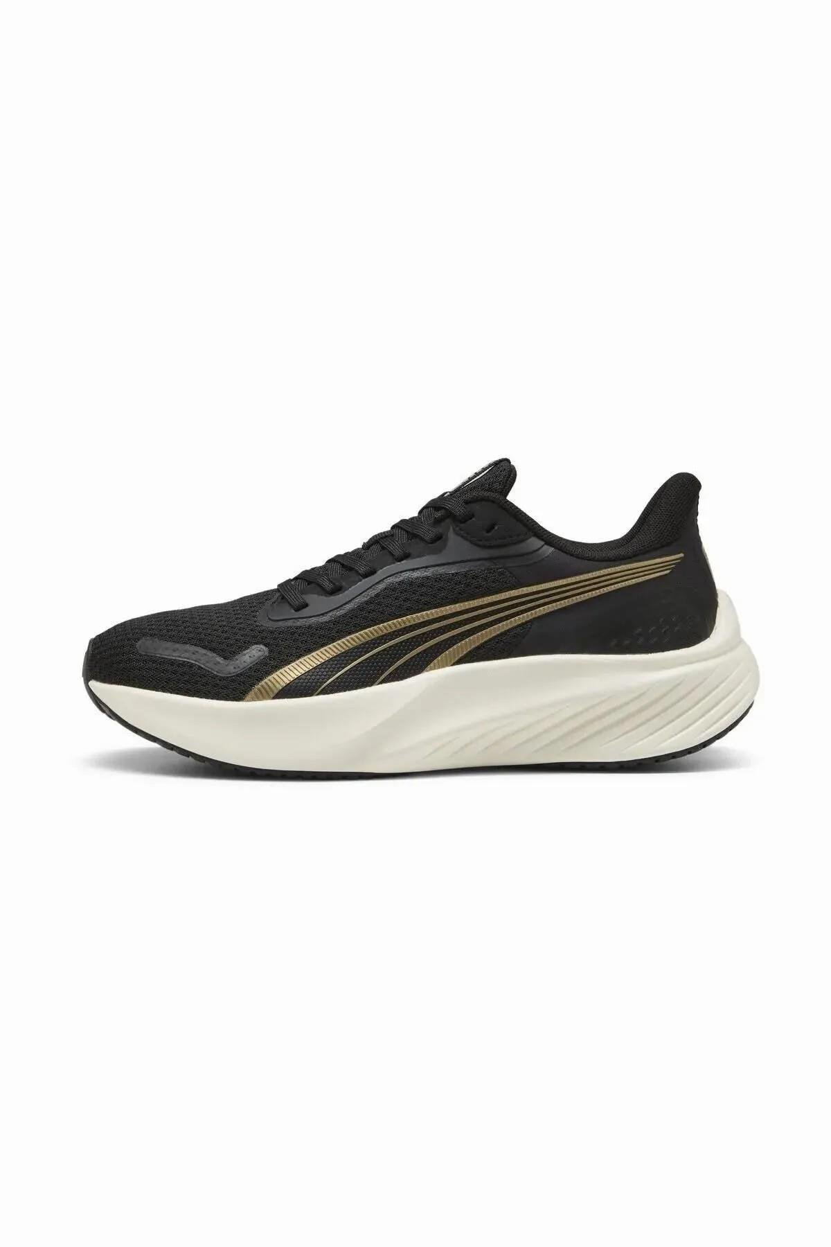 PUMA Unisex Spor Ayakkabı 31077811 Pounce Lite  Gold- Black