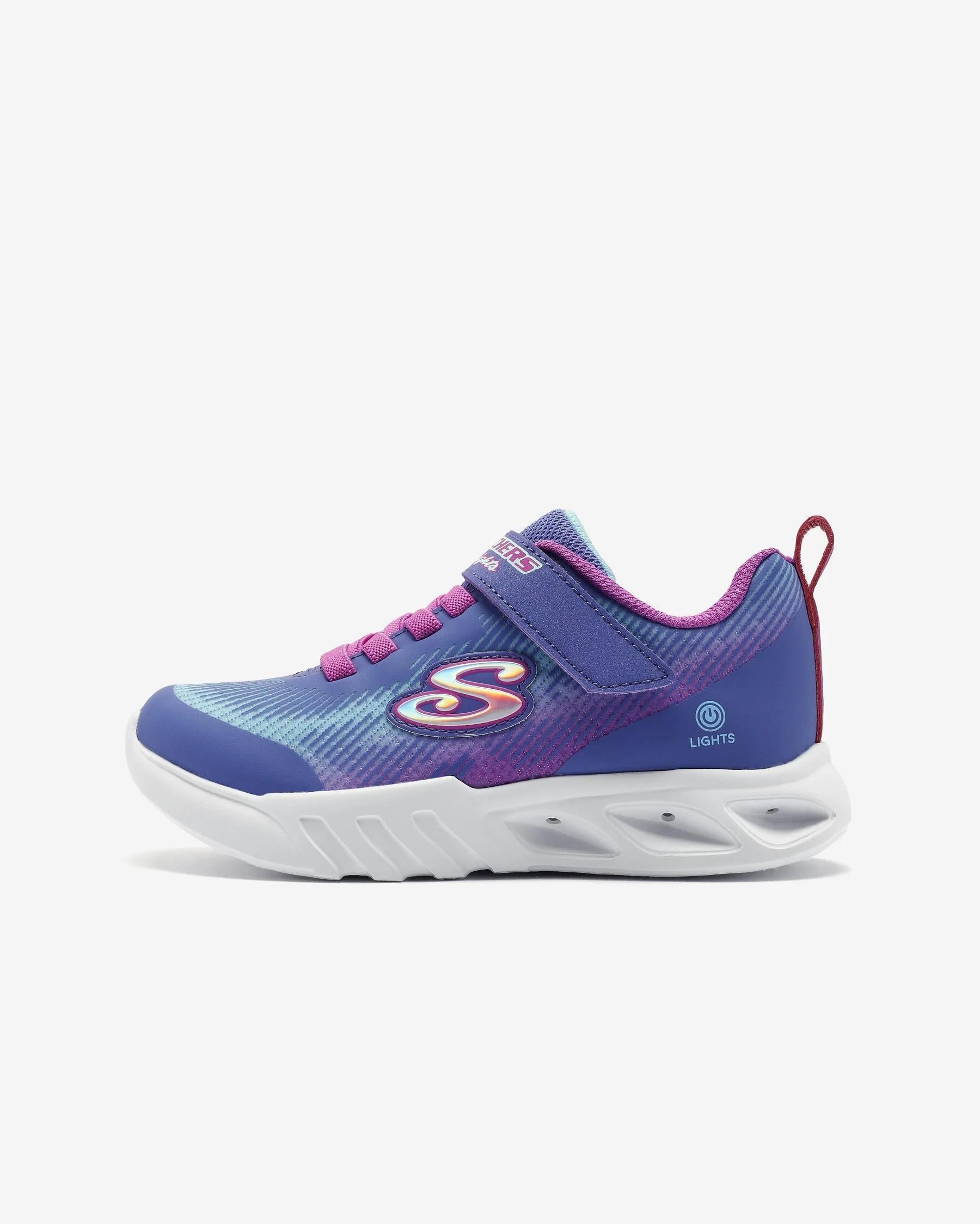 Skechers Flicker Flash Light Takeover Çocuk Spor Ayakkabı Mor (303704L LVMT)