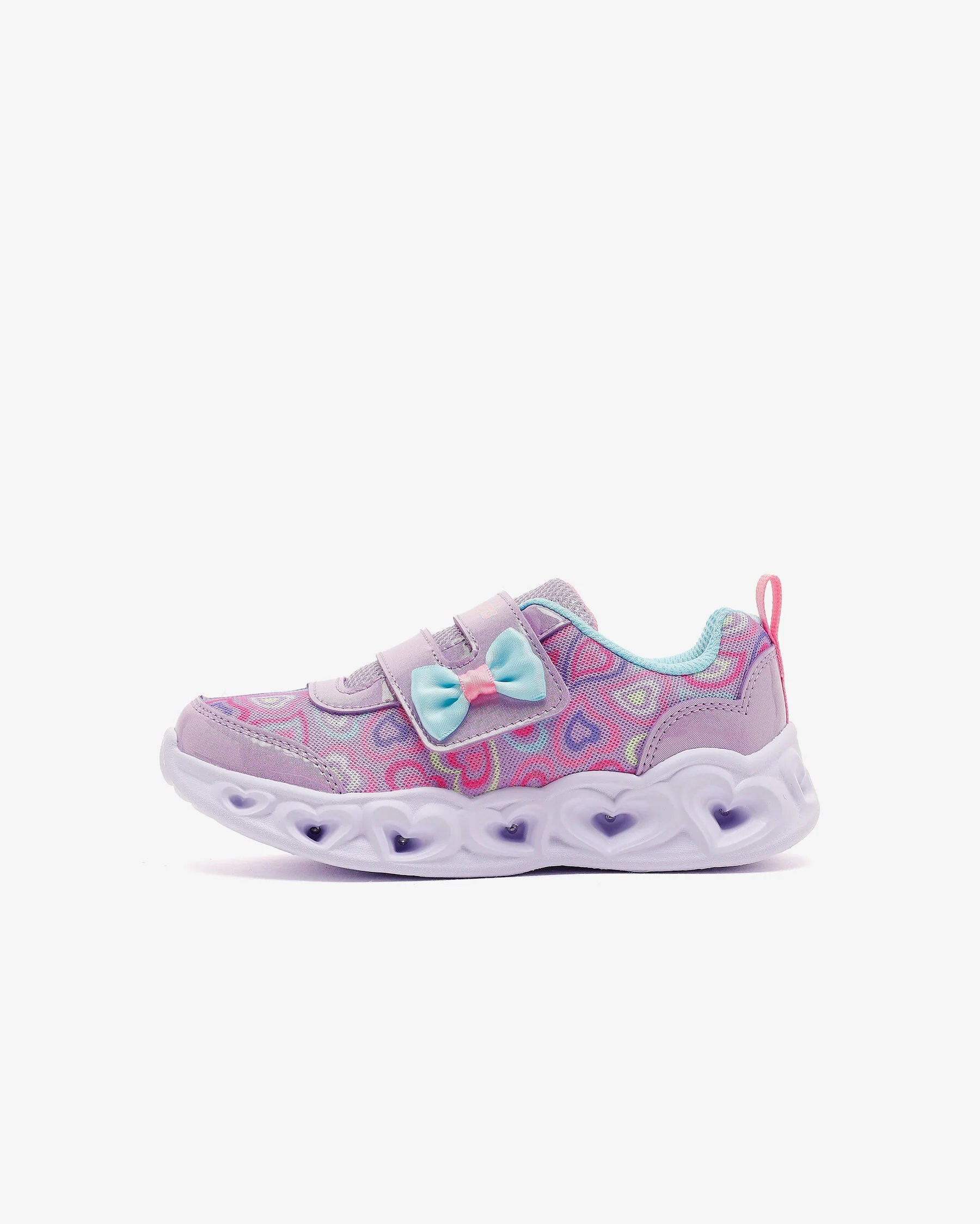 Skechers Heart Lights Boogie Land 303258N LVMT Kız Çocuk Mor Işıklı Sneaker Spor Ayakkabı