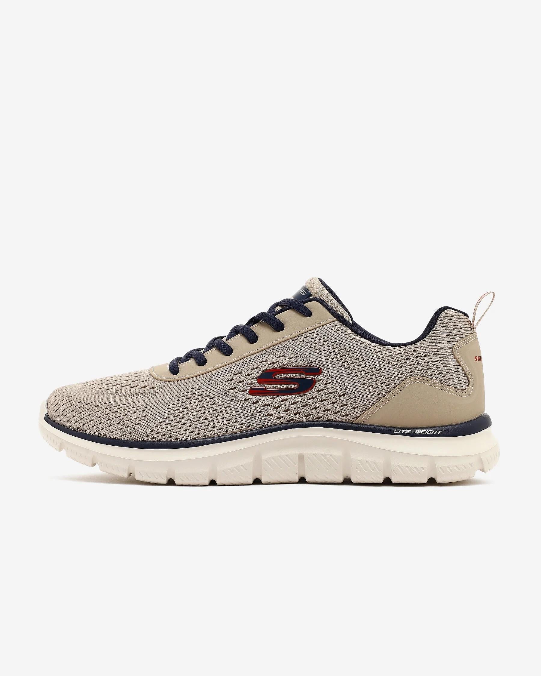 Skechers Track Leshur Erkek Spor Ayakkabı Bej/Lacivert (232758TK TPNV)