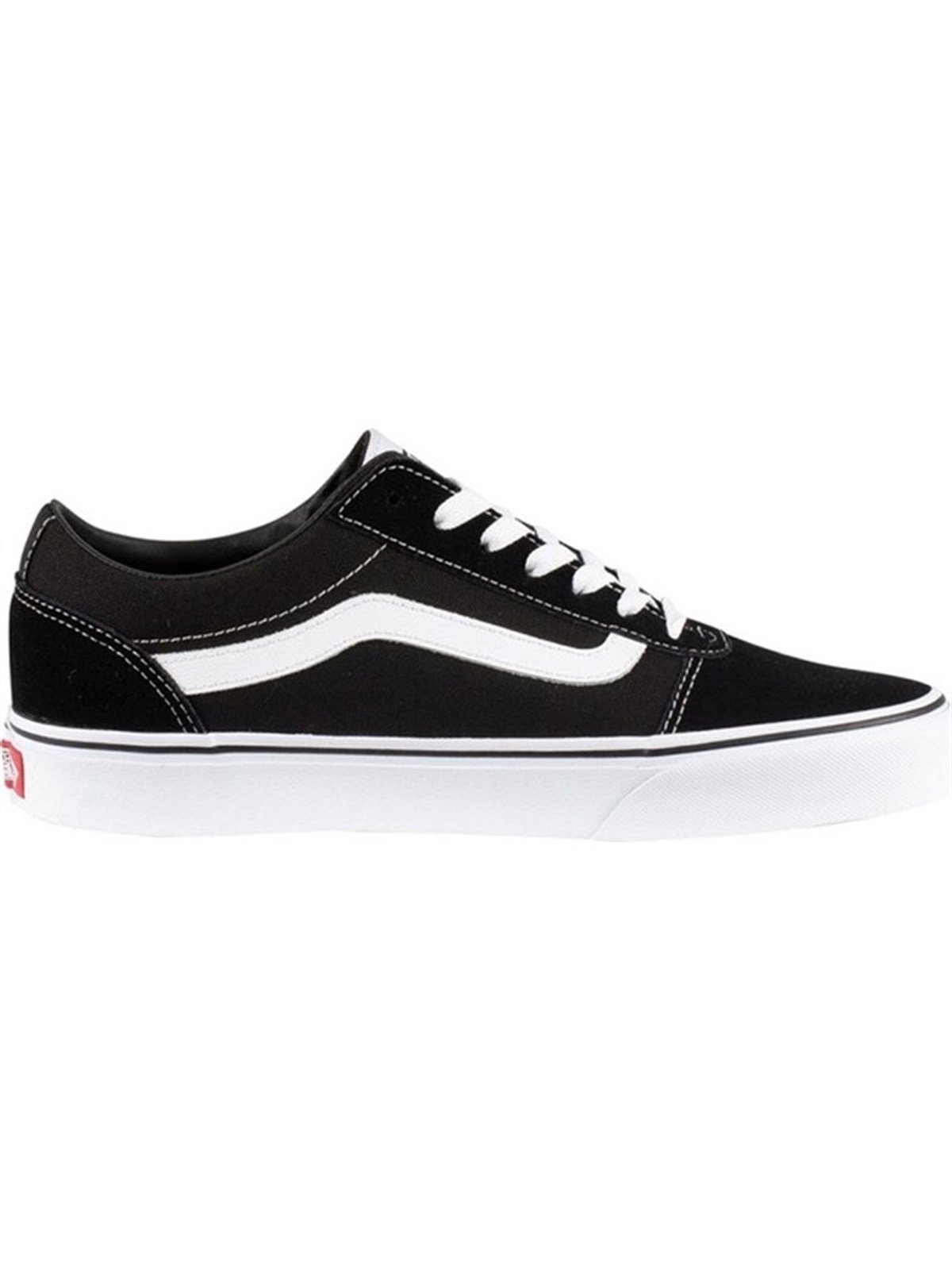 VANS Ayakkabı VN0A3IUNIJU1 WM Ward (Suede/Canvas) Black/White Leather