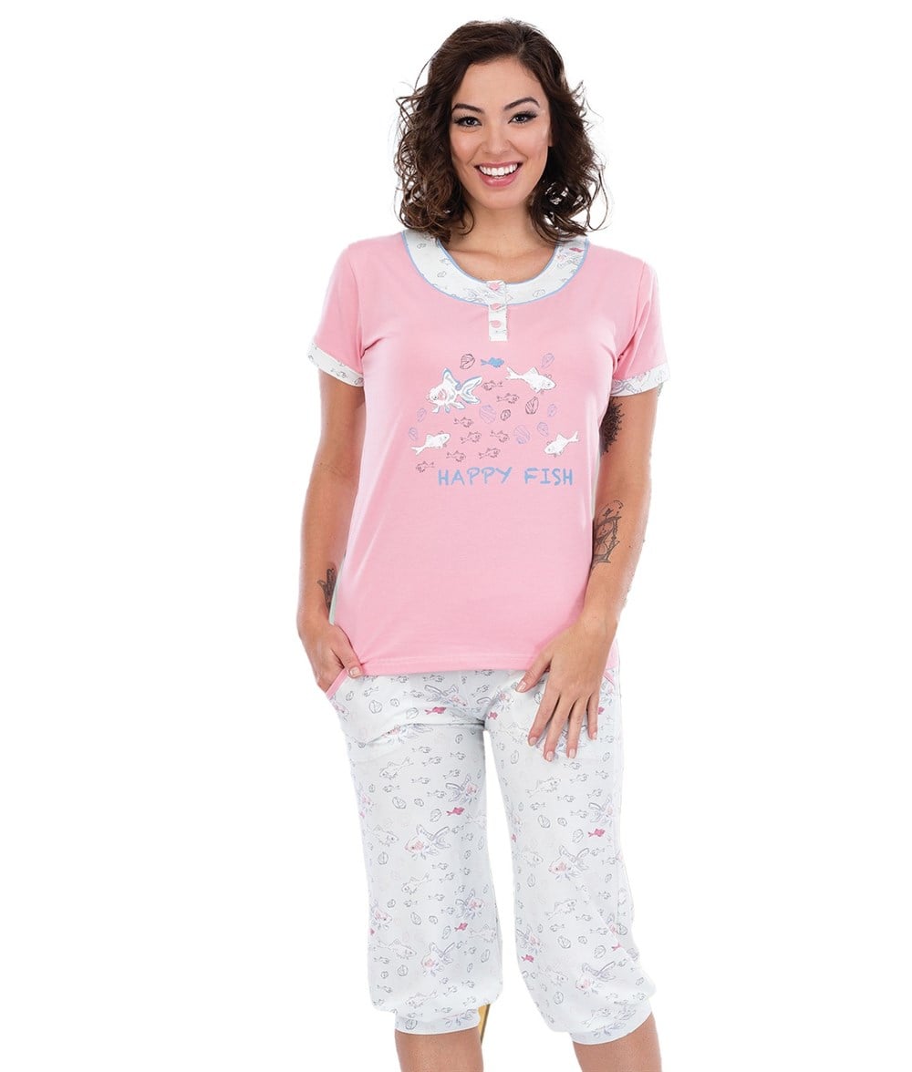 Bermuda Kadın Pijama Takımı