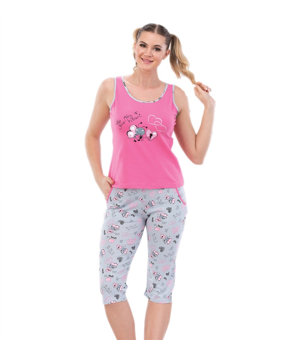 Bermuda Kadın Pijama Takımı