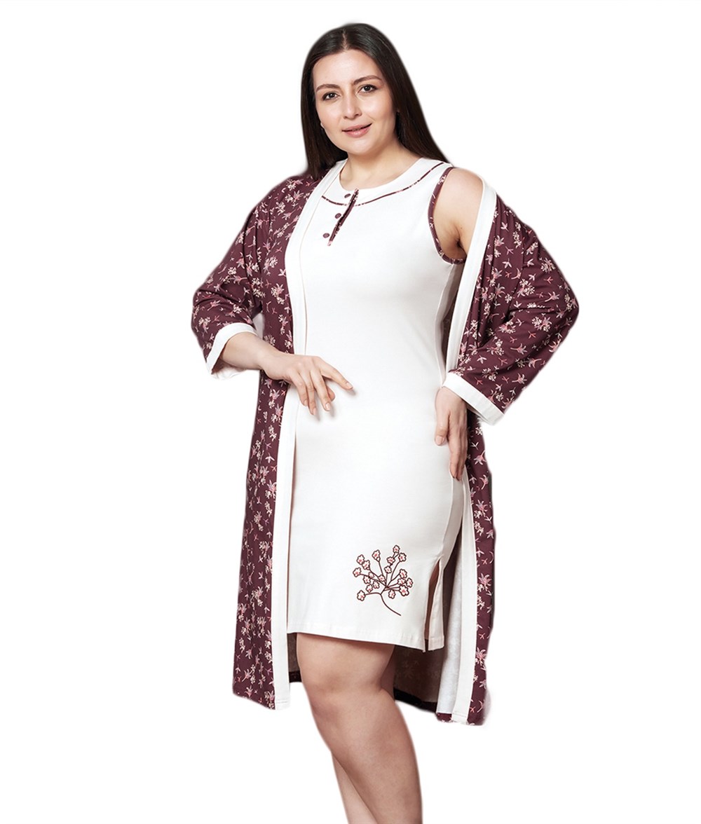 Büyük Beden kadın sabahlık