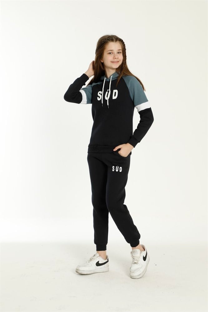 Çocuk 3 iplik kumaş kışlık pijama takımı