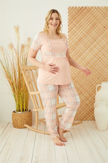 Büyük beden Hamile  Pijama Takım