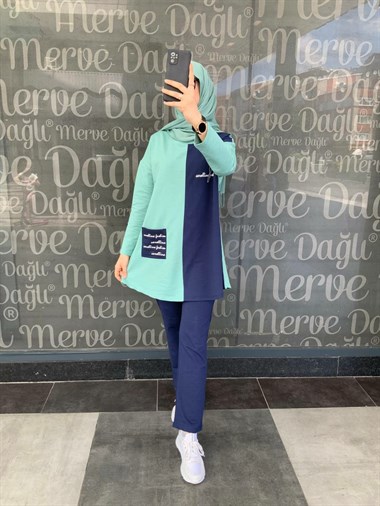 Kadın spor tesettür eşofman takımı