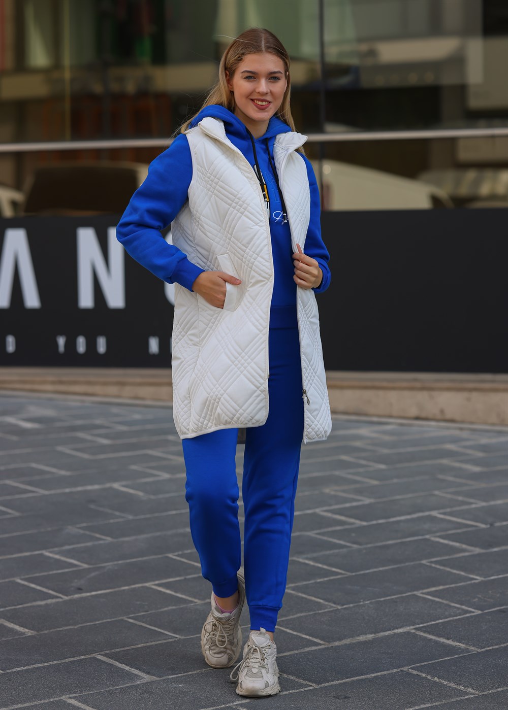 kapüşonlu  Bayan Spor Pijama Takımı