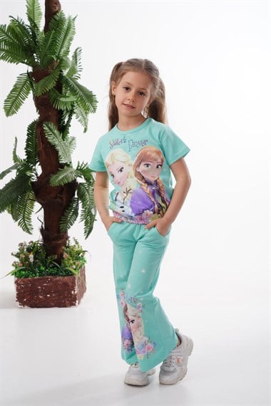 carollinasport- pijama takımı -çocuk giyim- Kız çocuk eşofman takımı -
