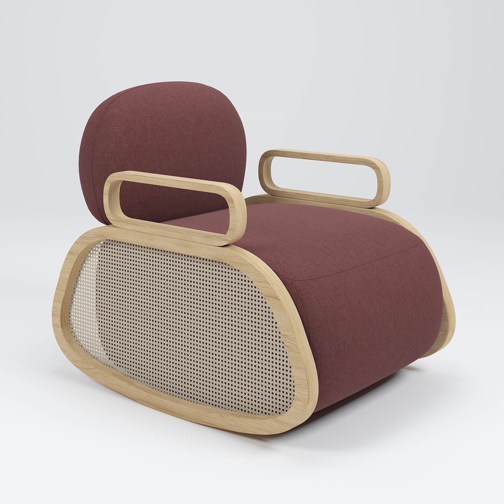 Bordo Civan Sallanan Koltuk