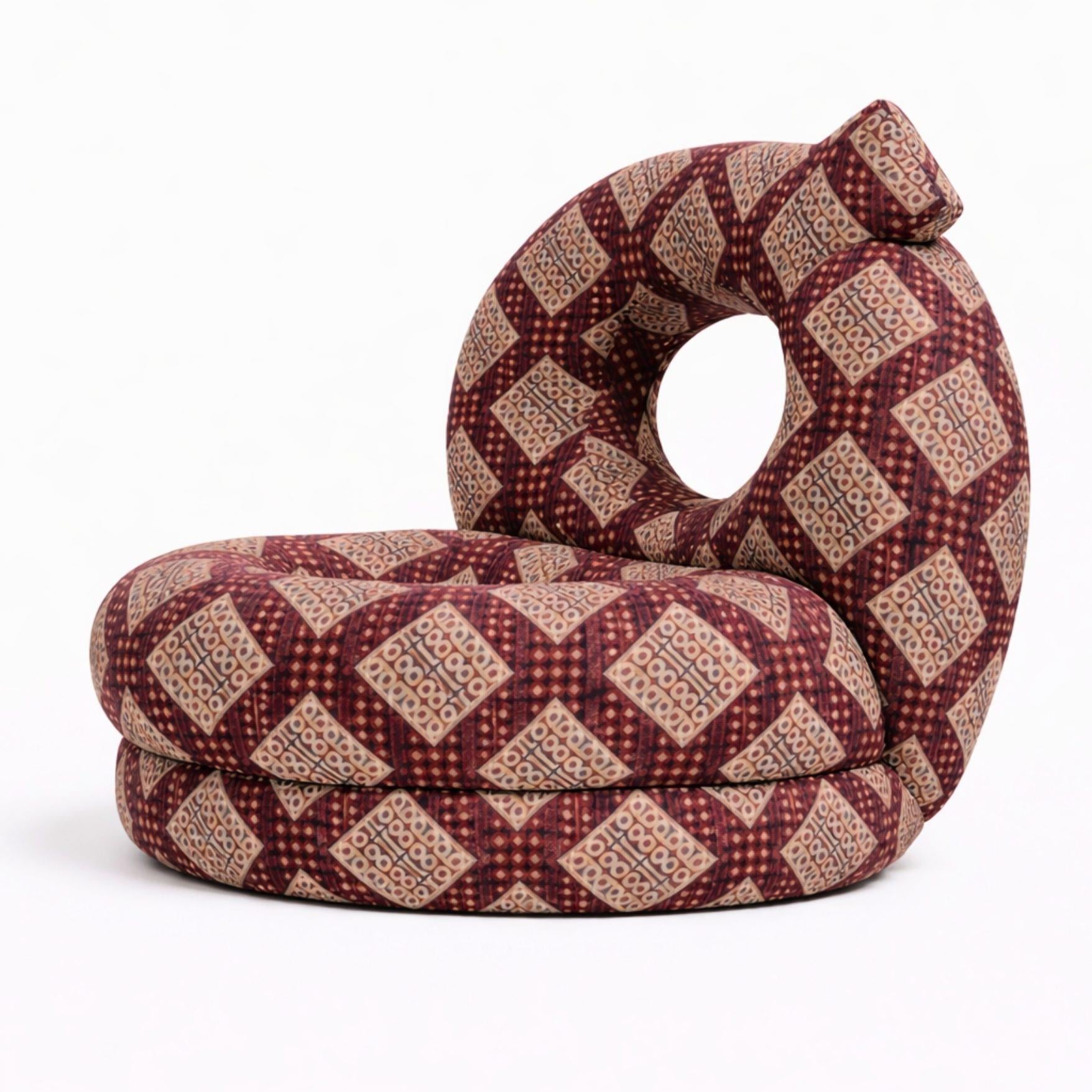 Bordo Huby LEE Tekli Koltuk