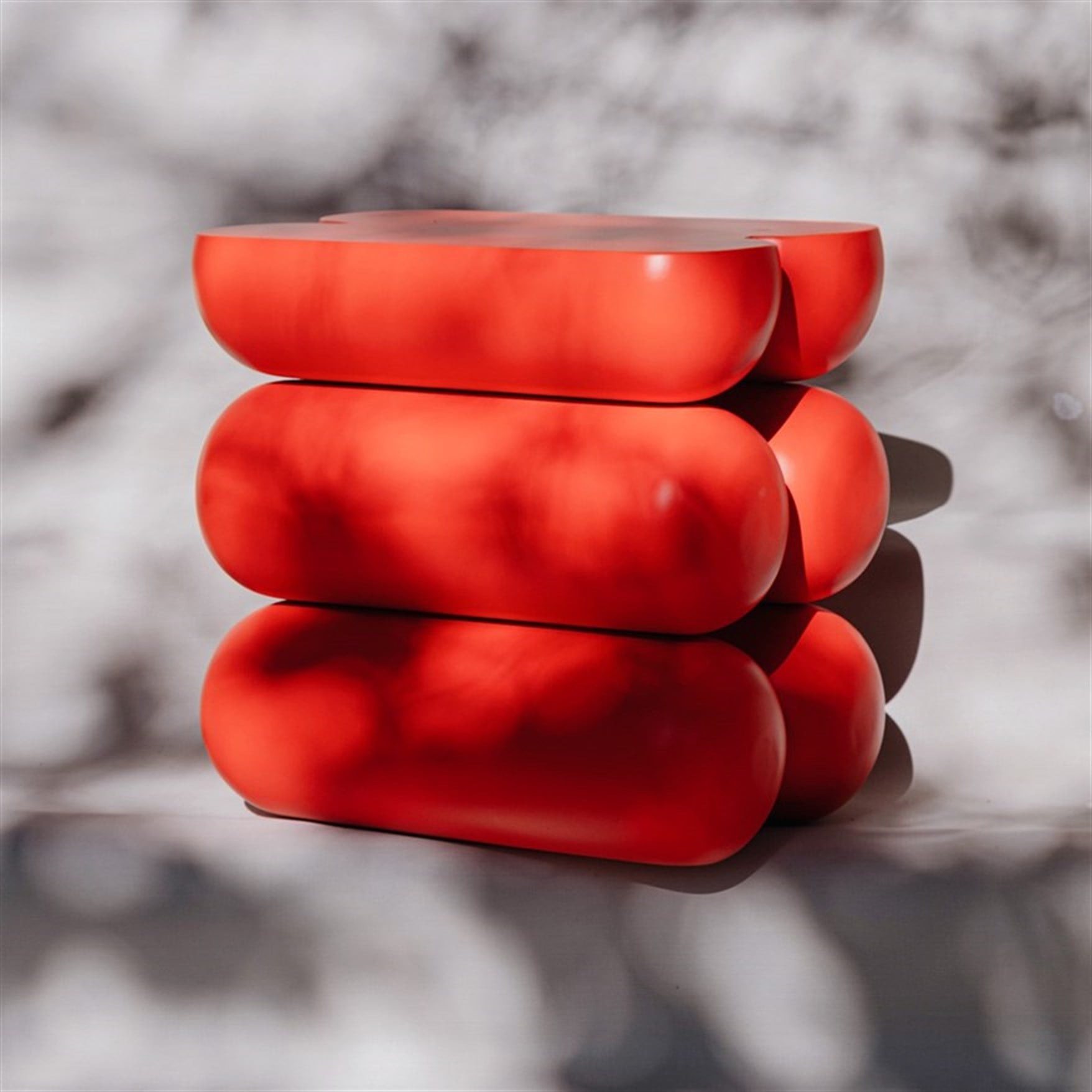 Kırmızı Nob Sehpa