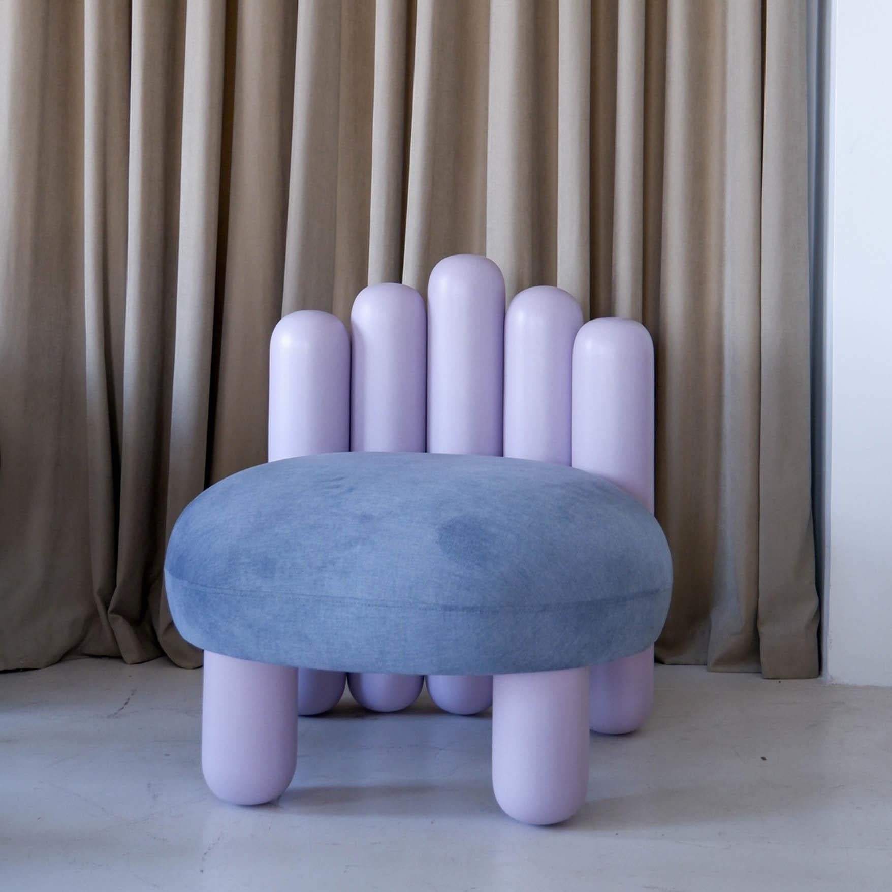 Mor Nob Tekli Koltuk