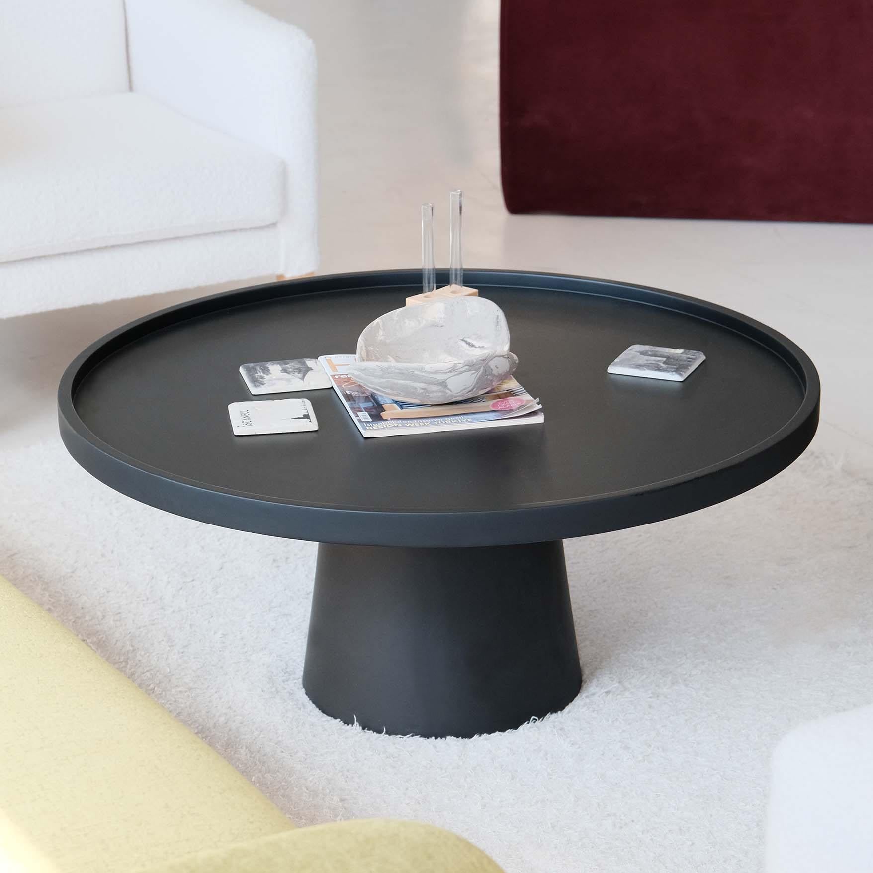 Siyah Sini Orta Sehpa