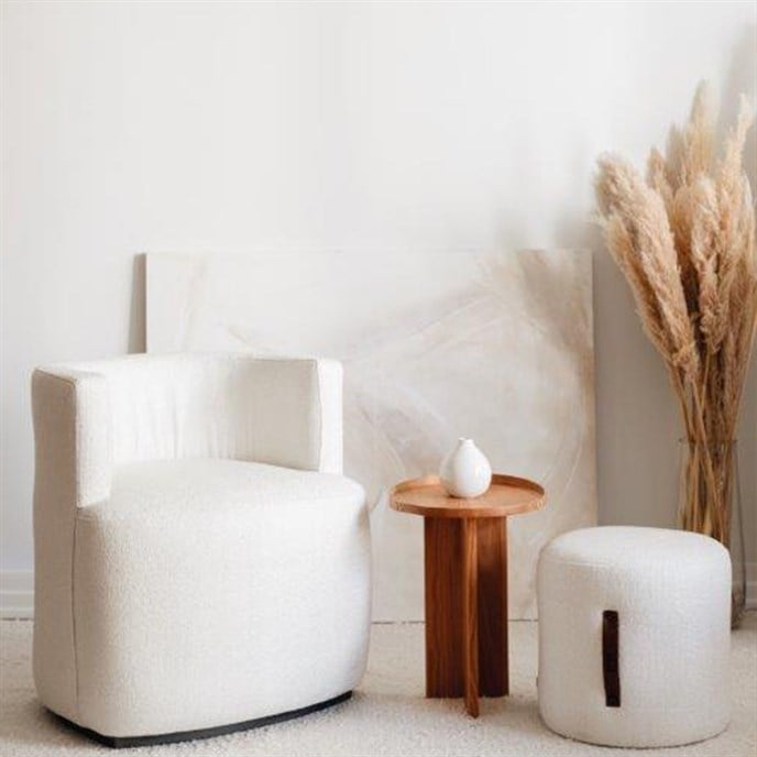 Ekru Bob Tekli Koltuk