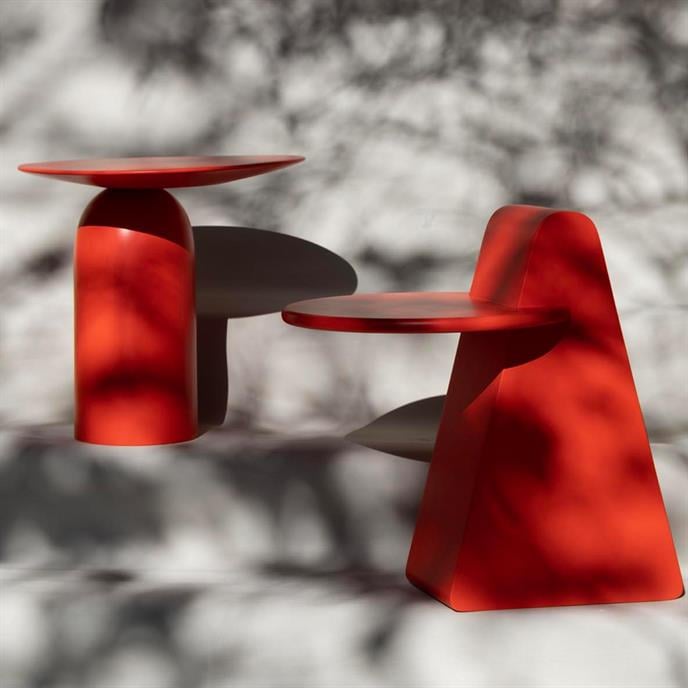 Kırmızı Mizan Sehpa