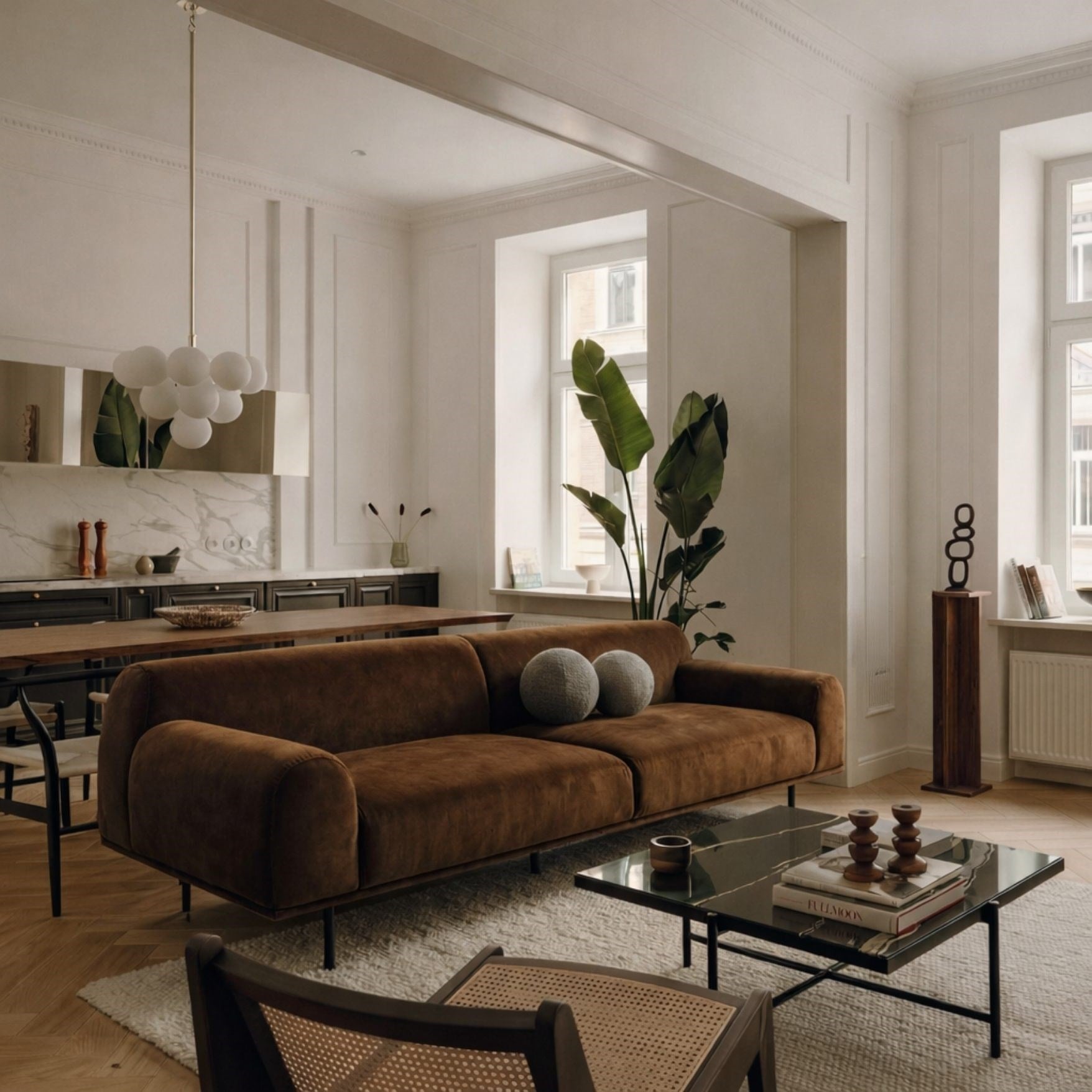 Brown Pan Sofa