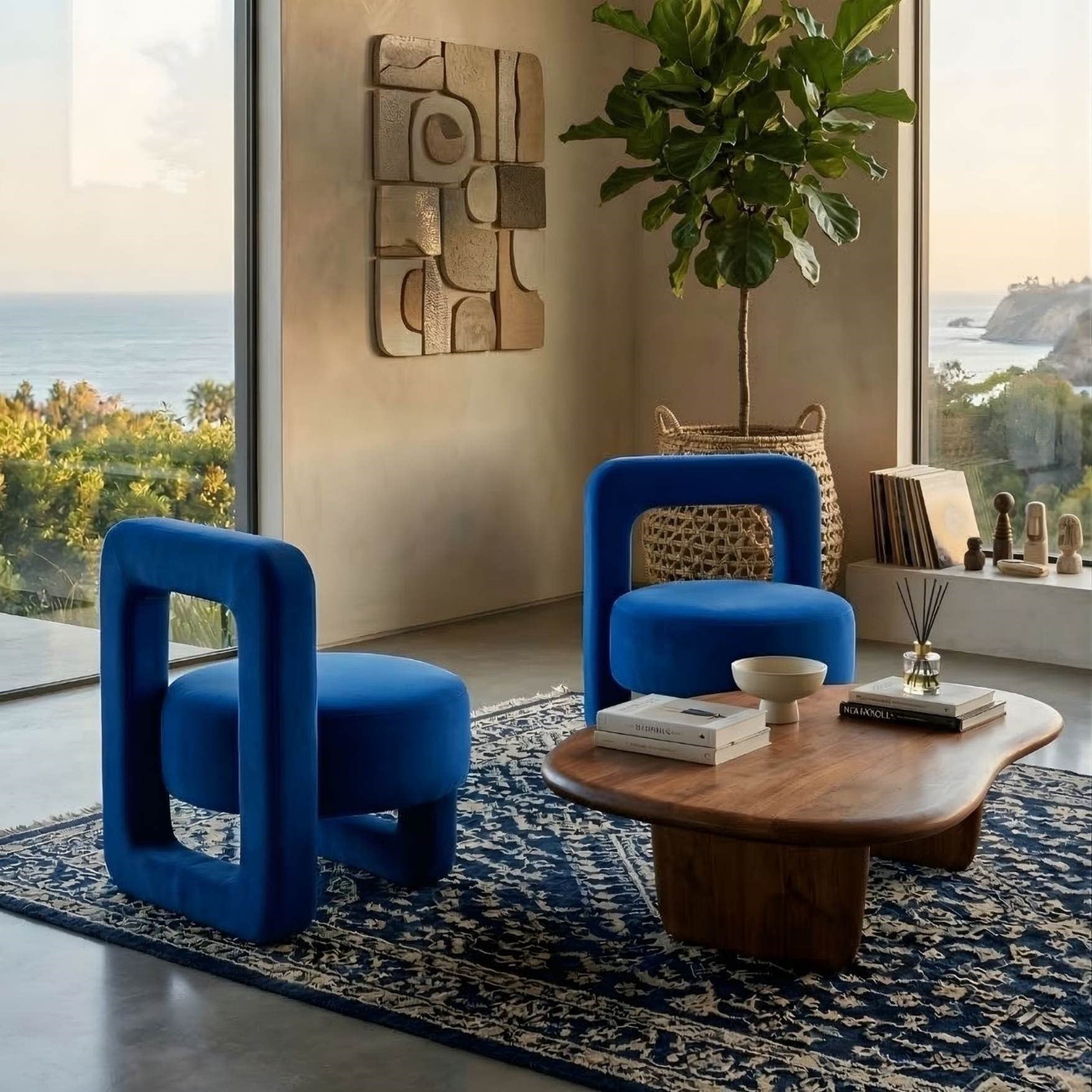 Blue Denk Single Seat