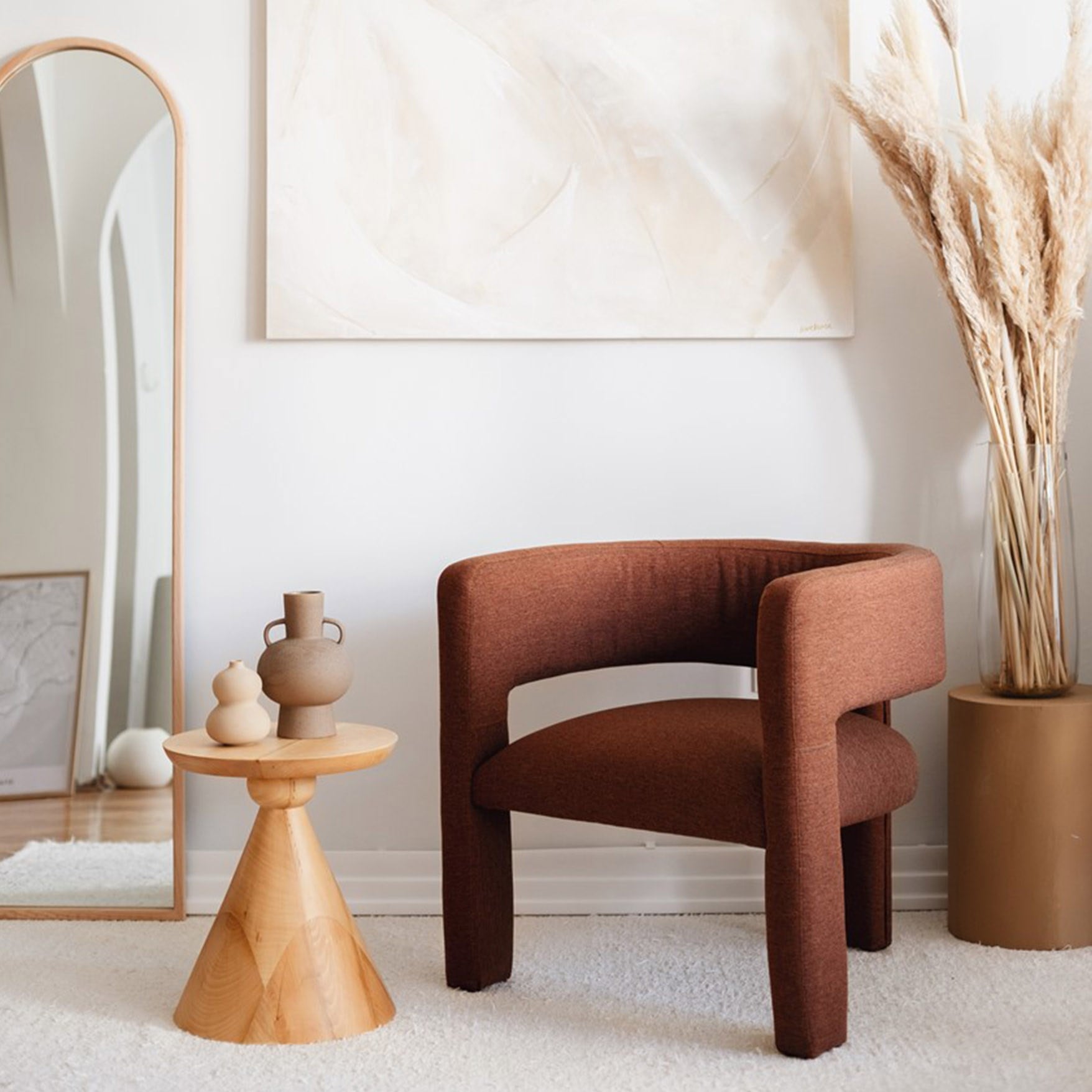 Cinnamon Afitap Armchair