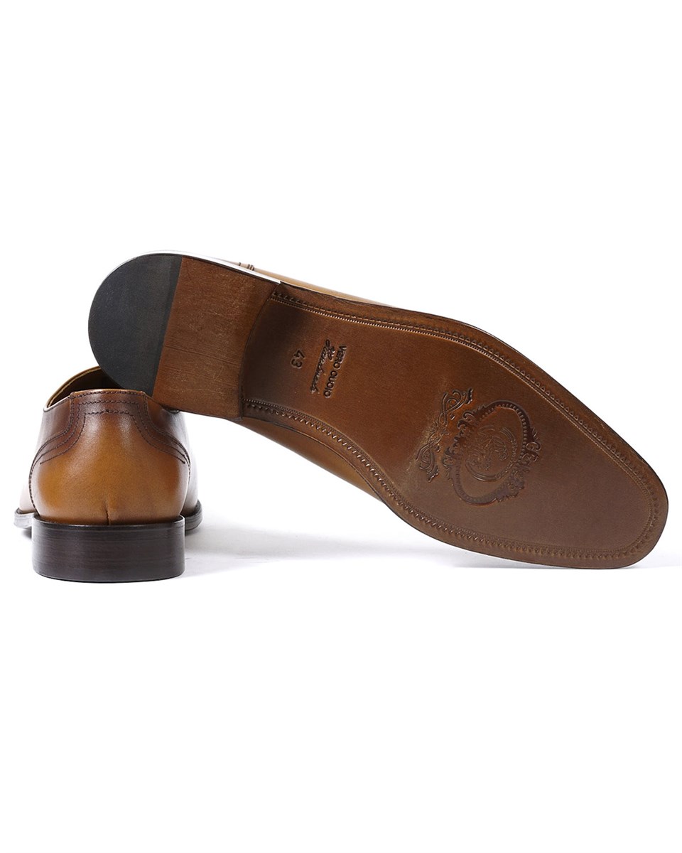 Avangard Taba Genuine Leather Classic Shoes for Men
