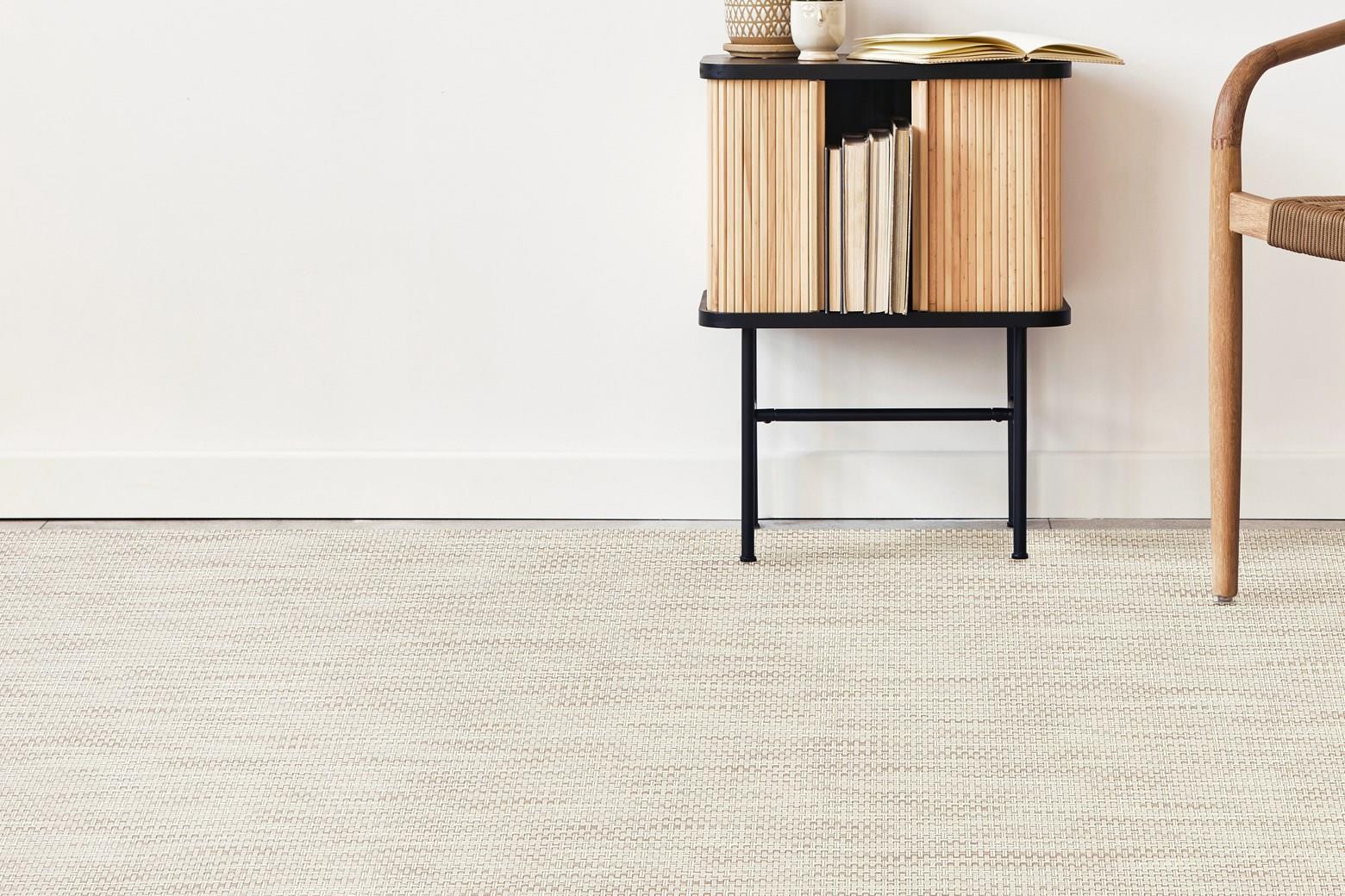 90 x 120 cm Horizon Beige Dokuma Vinil Halı  