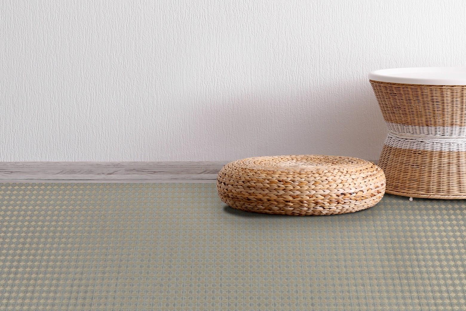 60 x 90 cm Mosaic Goldgrey Dokuma Vinil Halı  
