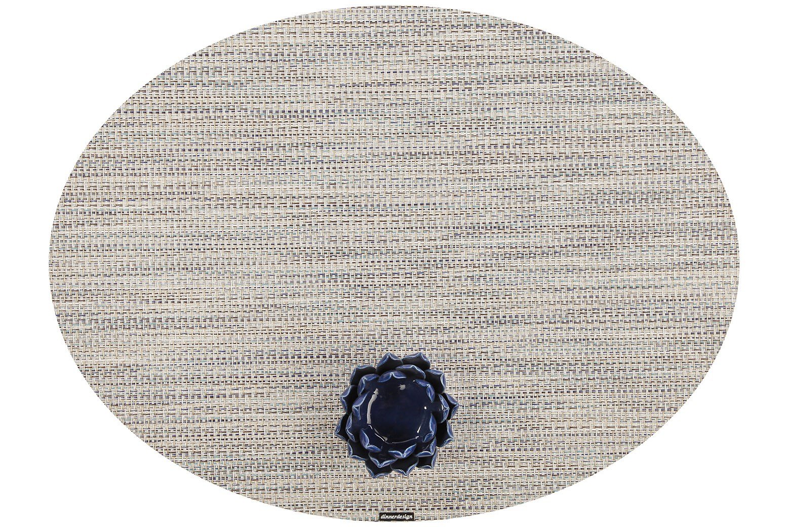 Placemats Oval  Chroma Powder