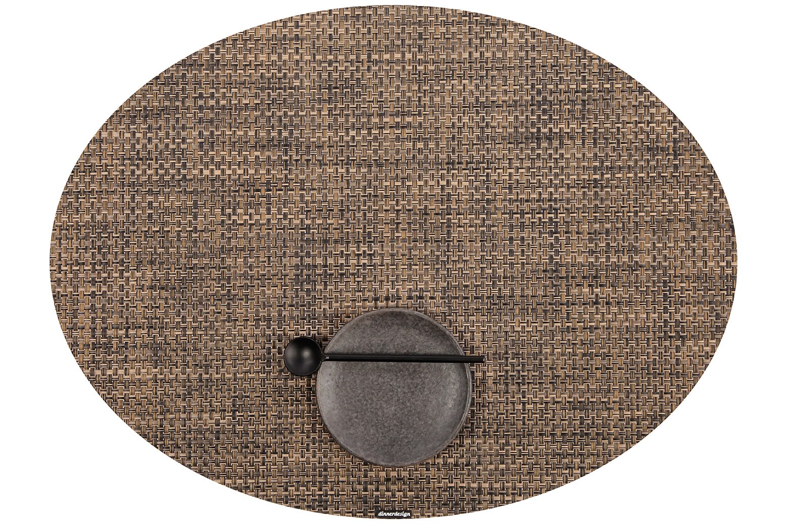 Placemats Oval Horizon Espresso